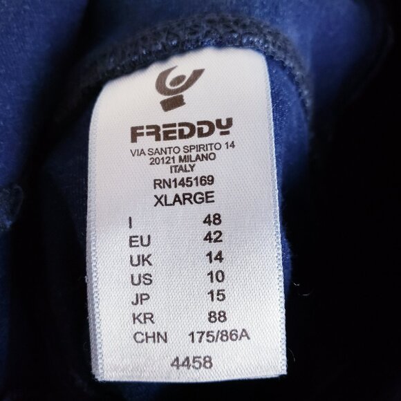 FREDDY $199 WR.UP Denim High Waisted Full Length Blue Dark Wash size 10 Stretch - Picture 8 of 16